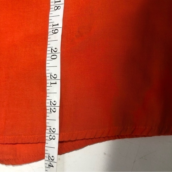 B. Young Francina Blouse Long Sleeve Orange, size 36 - Picture 8 of 9